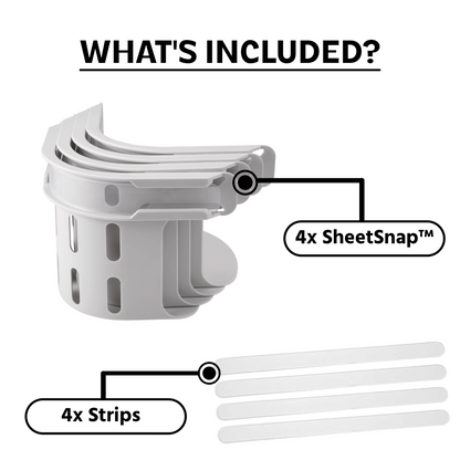 SheetSnap Sheet Organizer Kit