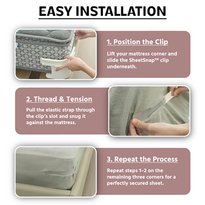 SheetSnap Sheet Organizer Kit